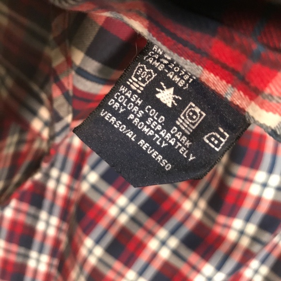 Men’s Tommy HilfigerXL Plaid 100% Cotton Shirt EUC - Picture 8 of 9